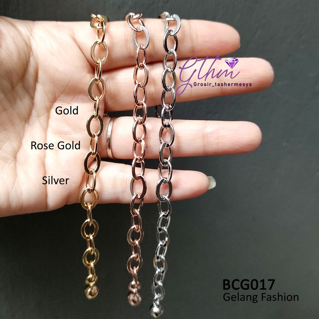 gelang tangan wanita rantai fashion xuping  perhiasan lapis emas 18k bcg017