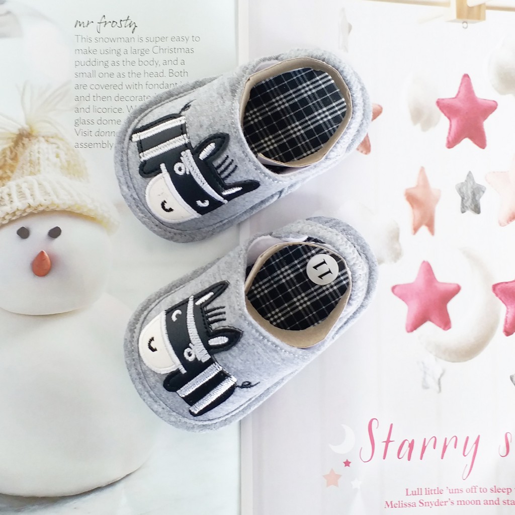 HappyOliver CHappyOliverON-HEE SANDAL Prewalker Bayi Bahan Katun Prewalker Shoes bayi laki perempuan newborn 3-18 bln