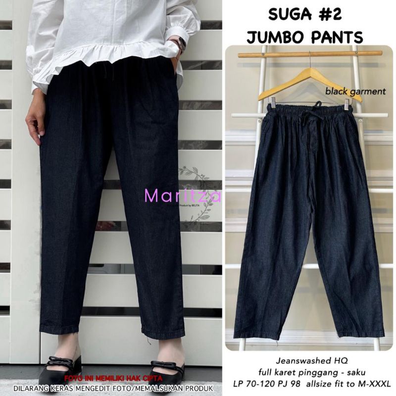 SUGA #2 BY MARITZA / CELANA JEANS WANITA MUSLIMAH / Baggy jeans premium