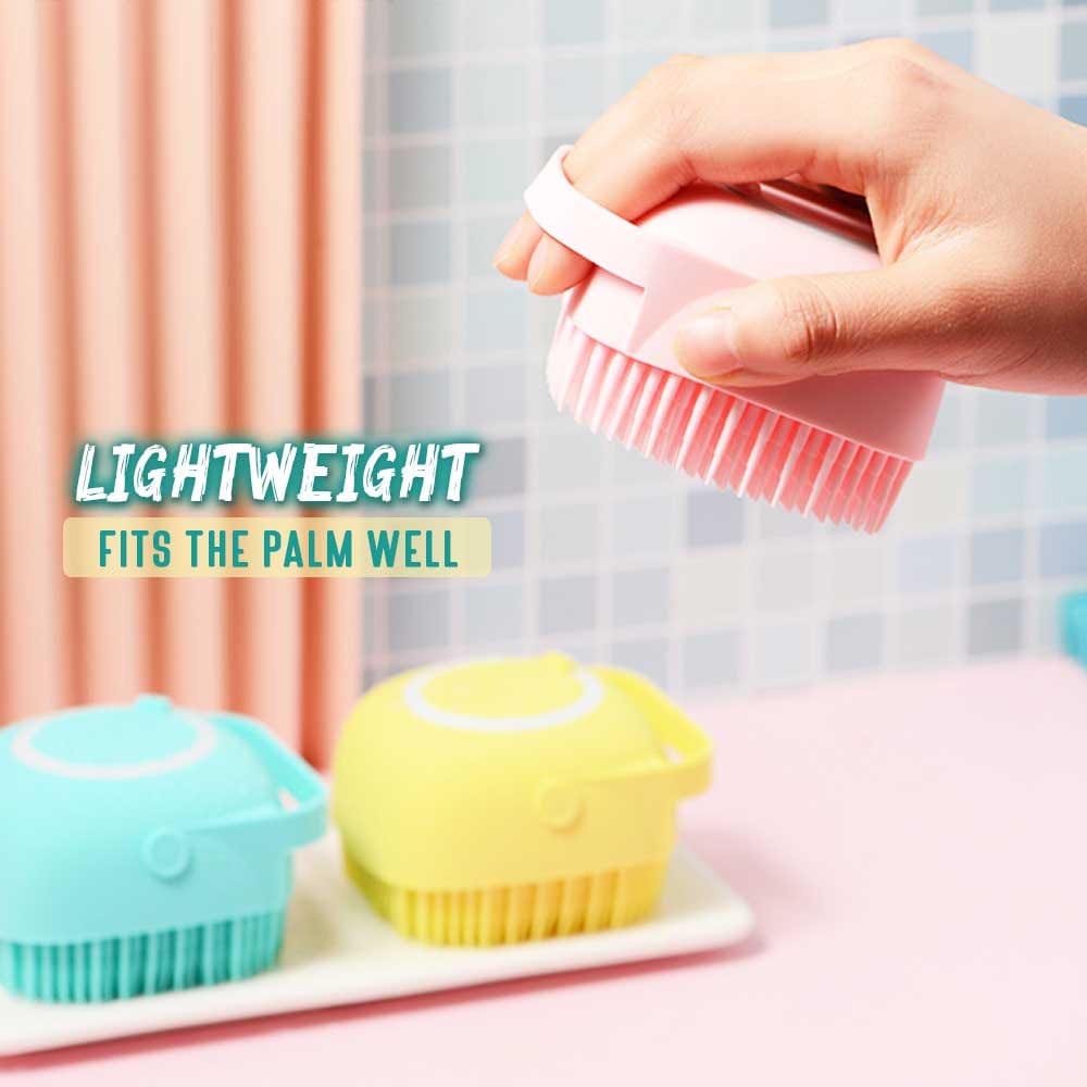 GDO - Spons Mandi Shower Brush Sikat Badan Silikon Lembut Murah Bagus
