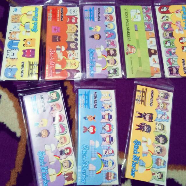 

Stick Marker / Pembatas Buku Terlucu dan Imut Murah Meriah