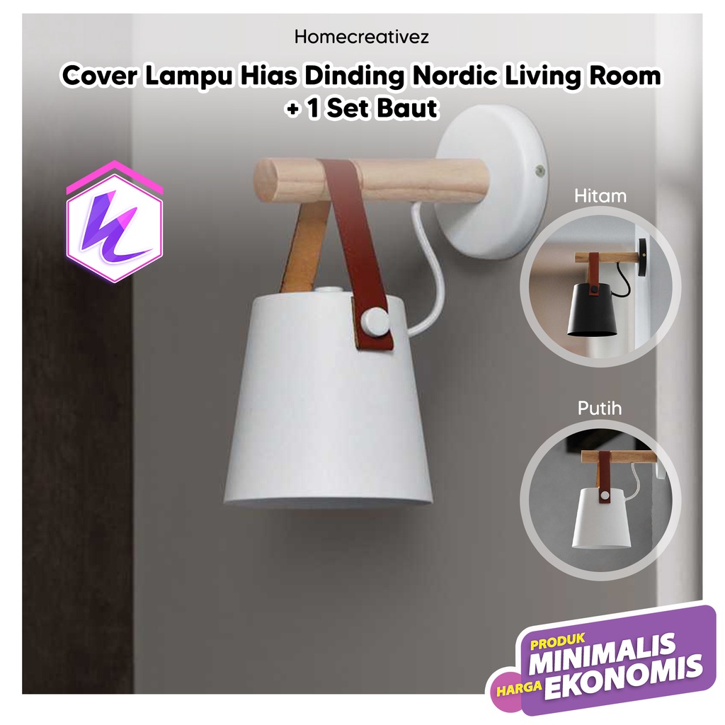 Cover Lampu Hias Dinding Foyer Nordic Living Room Light - Penutup Lampu Merk Foyer E27 - F215