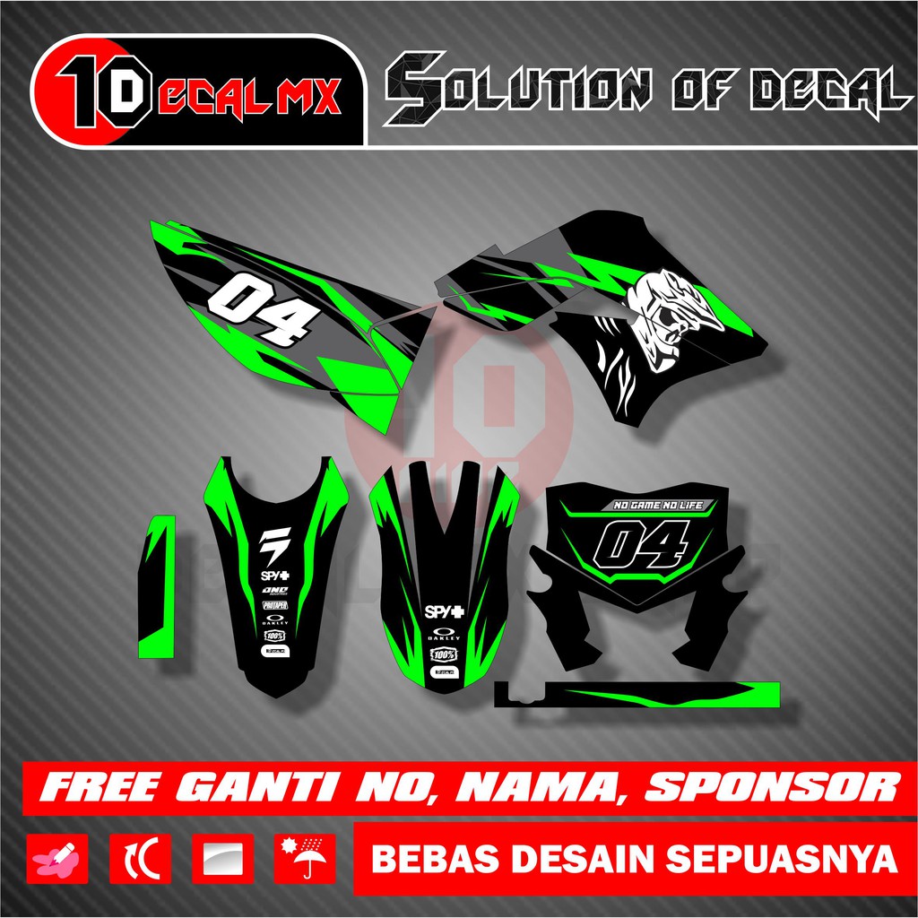 Decal KLX 150 s Supermoto