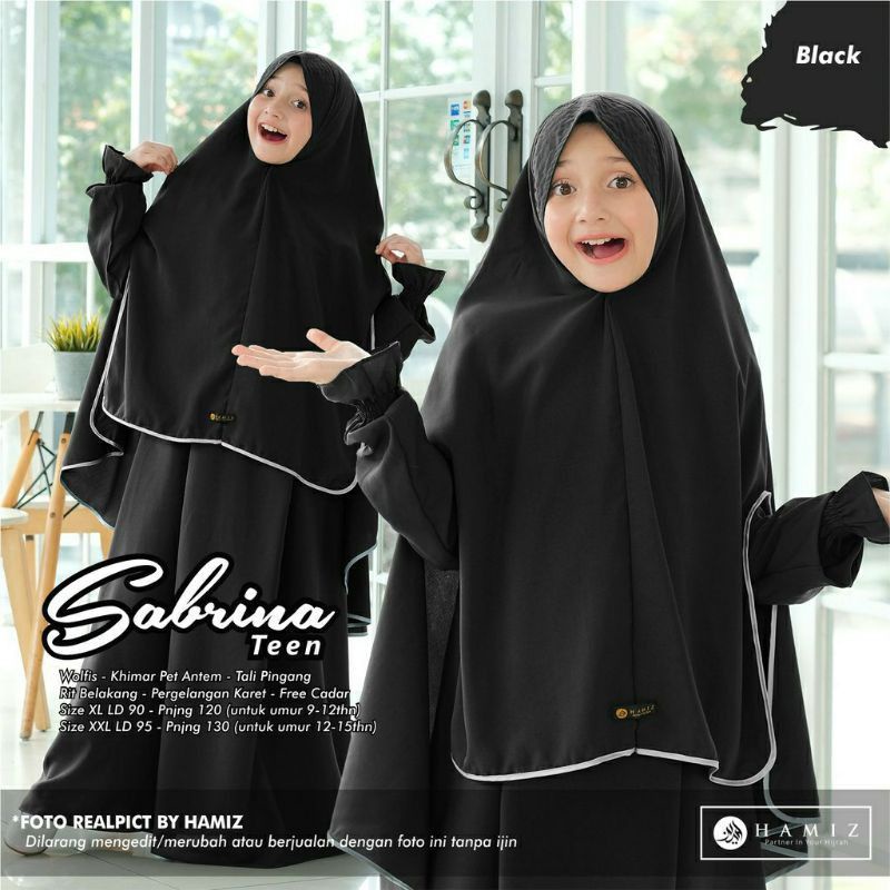 GAMIS ANAK SABRINA  SET CADAR // GAMIS HIJAB CADAR USIA 6 -13 TAHUN // GAMIS ANAK // GAMIS TANGGUNG // TERMURAH