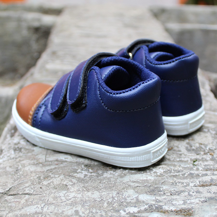 sepatu anak laki laki sporty umur 1 2 tahun casual terbaru murah kekinian LS19 NAVY