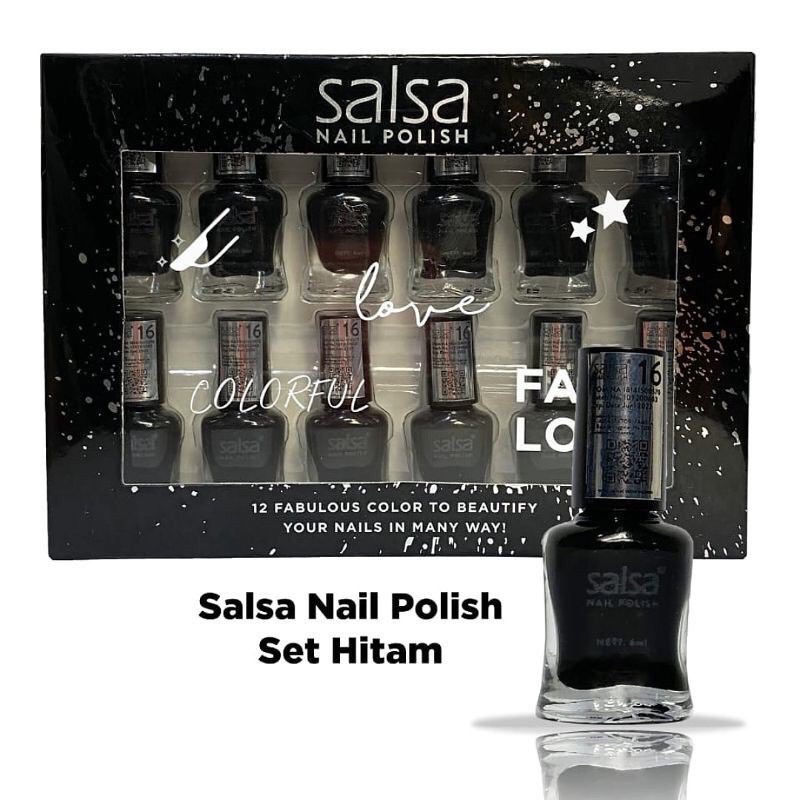 SALSA NAIL POLISH LOVE COLORFUL FABULOUS ECER