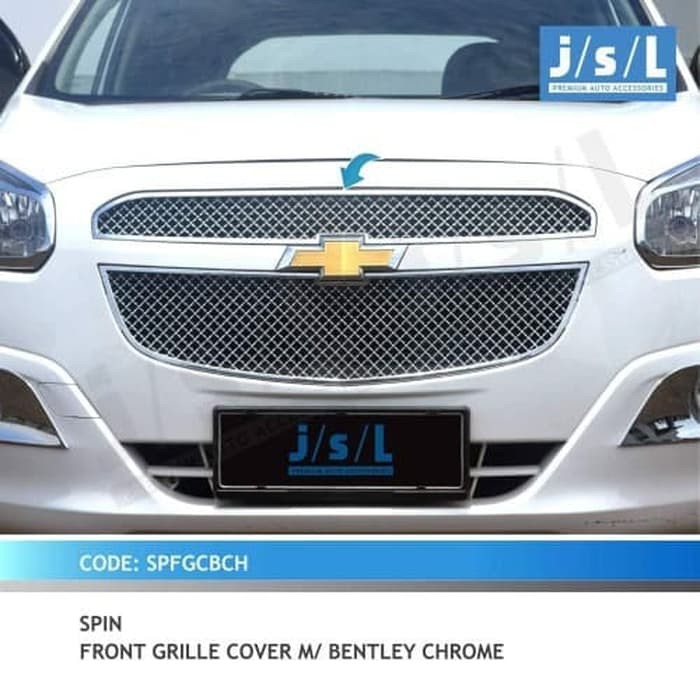 Cover Grill Depan SPIN Model Bentley Chrome