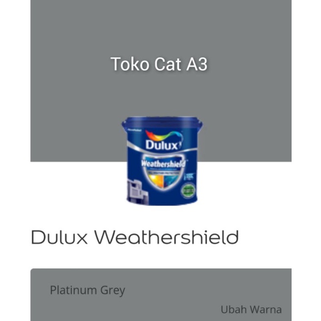 Dulux Weathershield Core "Platinum Grey" 2.5Liter
