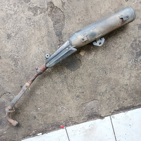 knalpot kenalpot standar ori original yamaha vega zr bekas copotan