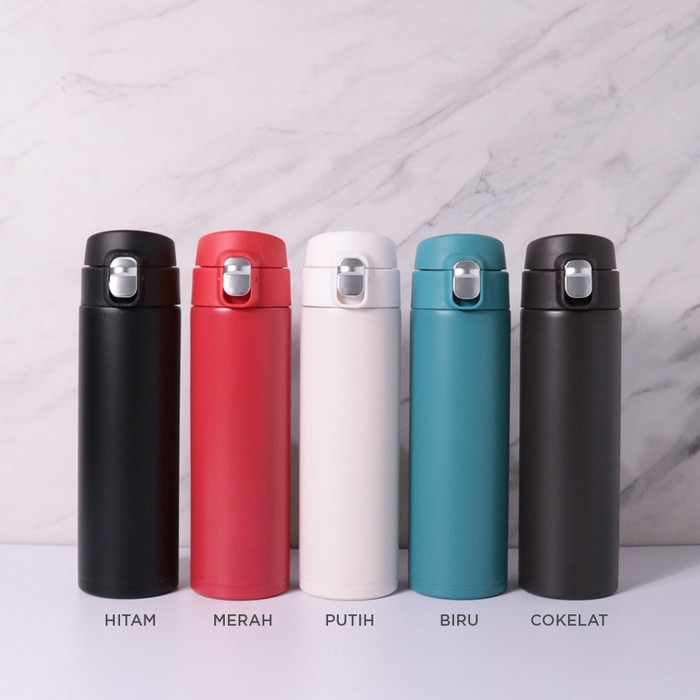 Otello Pushlock Tumbler Termos Push Lock Polos Vacuum Flask Tumbler Termos Stainless