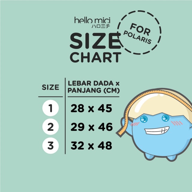 POLARIS HELLO MICI Kemeja Anak Perempuan