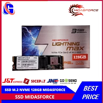 SSD M.2 NVME 128GB MIDASFORCE M2 NVME 128GB MIDAS PCIe Gen3 x4 SSD