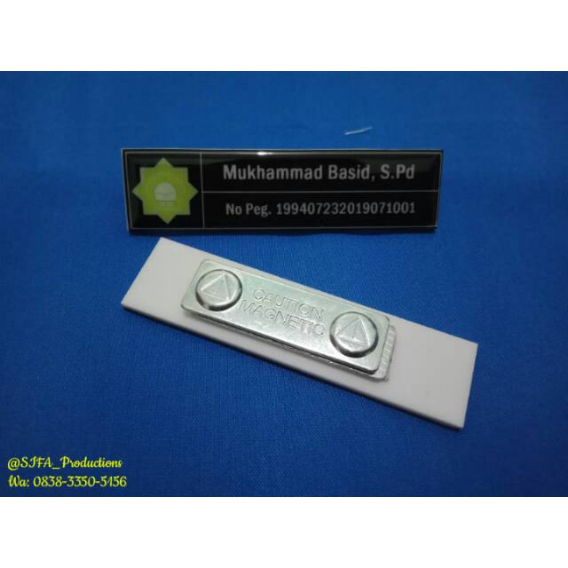 

Name Tag/Nama Dada Akrilik Satuan