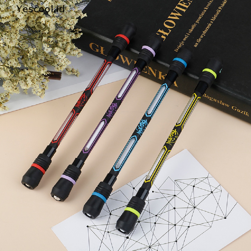 (Yescool) Pulpen Gel Putar Untuk Pelajar