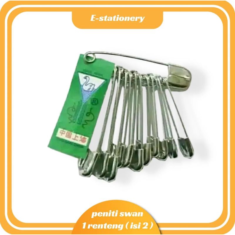 peniti swan 1 renceng peniti 1 set