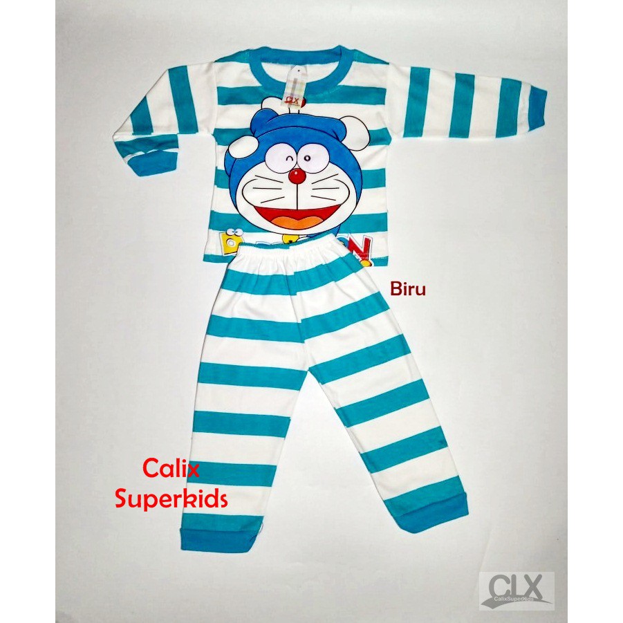 Piyama Anak Baby 1-3Thn Baby Doraemon Tidur Setelan Perempuan