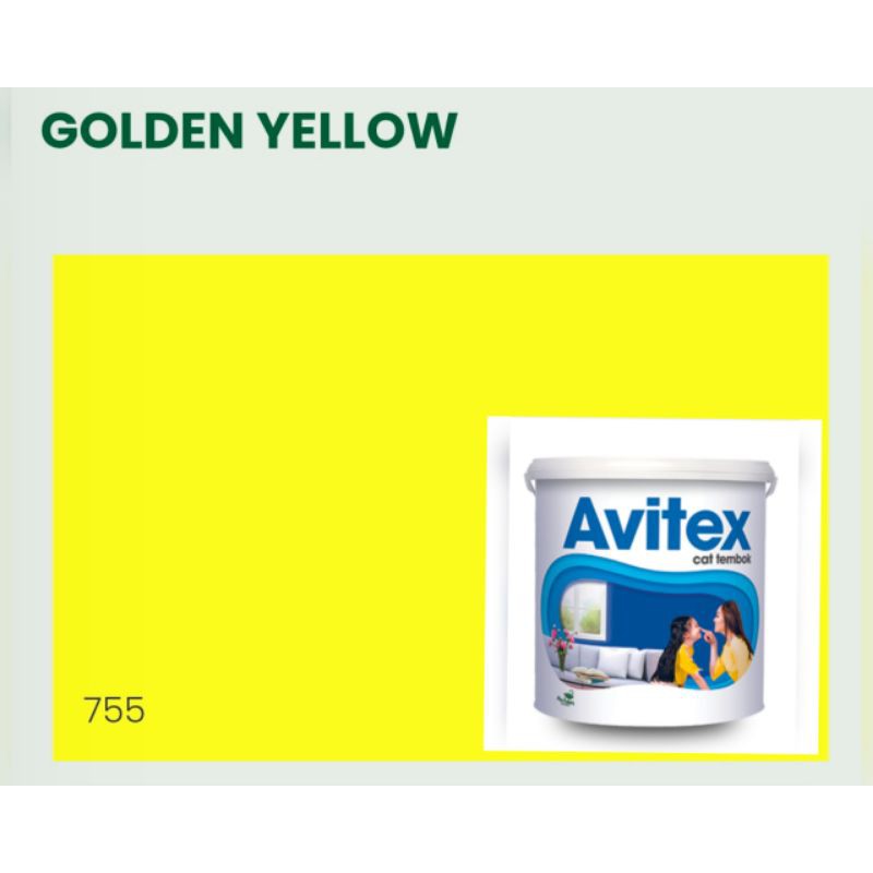 Cat Avitex / Cat Tembok Interior 5kg "Golden Yellow"