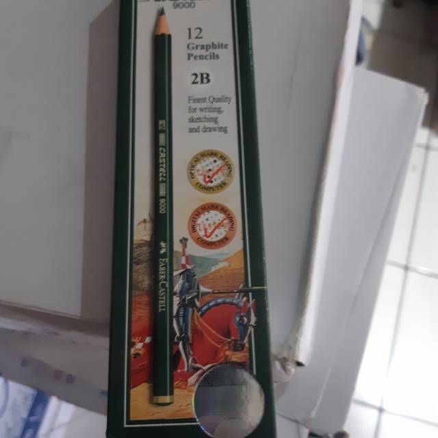 

Pencil 2B faber castell hijau