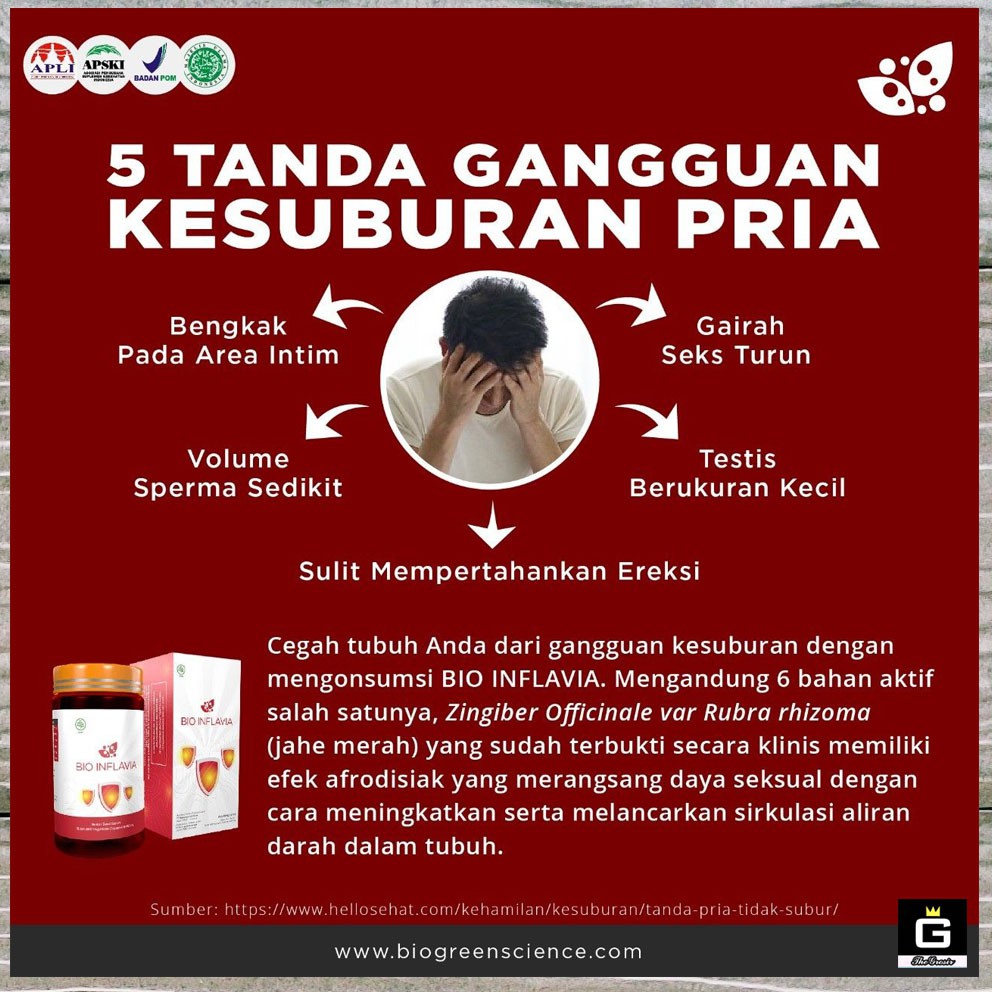 Bio Inflavia Biogreen Darah Tinggi Kolesterol Pusing Asam Urat Rematik