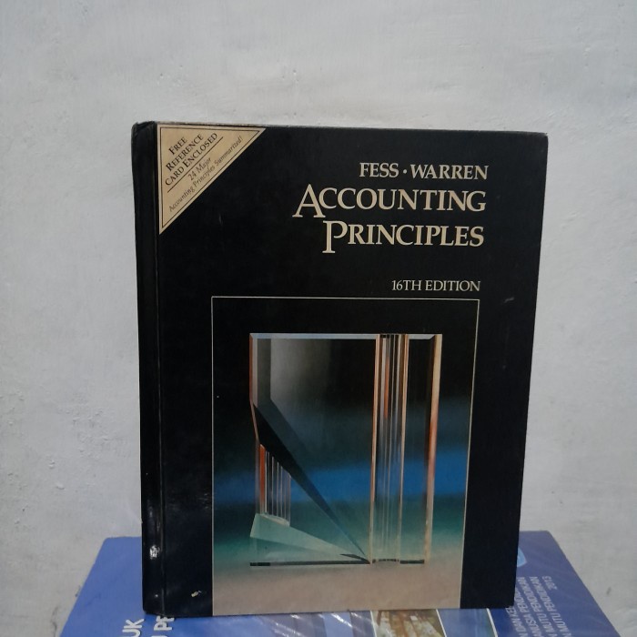ORIGINAL HARDCOVER BUKU Import Accounting Principles 16 16th Edition Fess & Warren