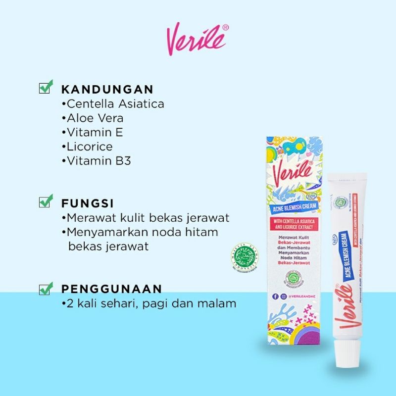 Verile Acne Blemish Cream|Spot Gel