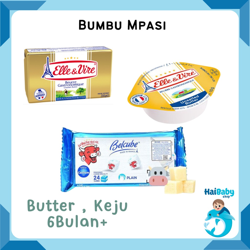 Jual Paket MPASI/Butter/Keju Baby Belcube Shopee Indonesia