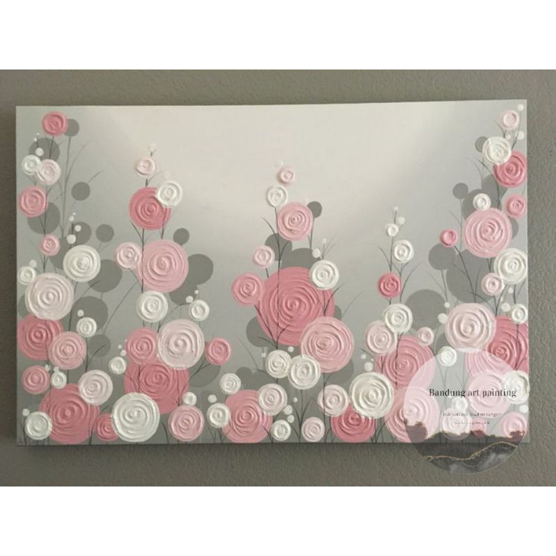 

lukisan bunga minimalis