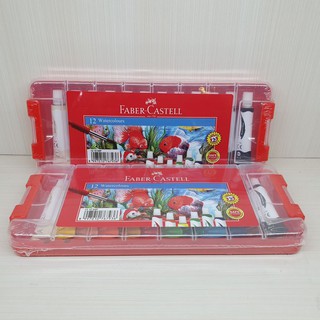 Cat Air Faber Castell  Water Colours 6 Ml Set 12 Colors 
