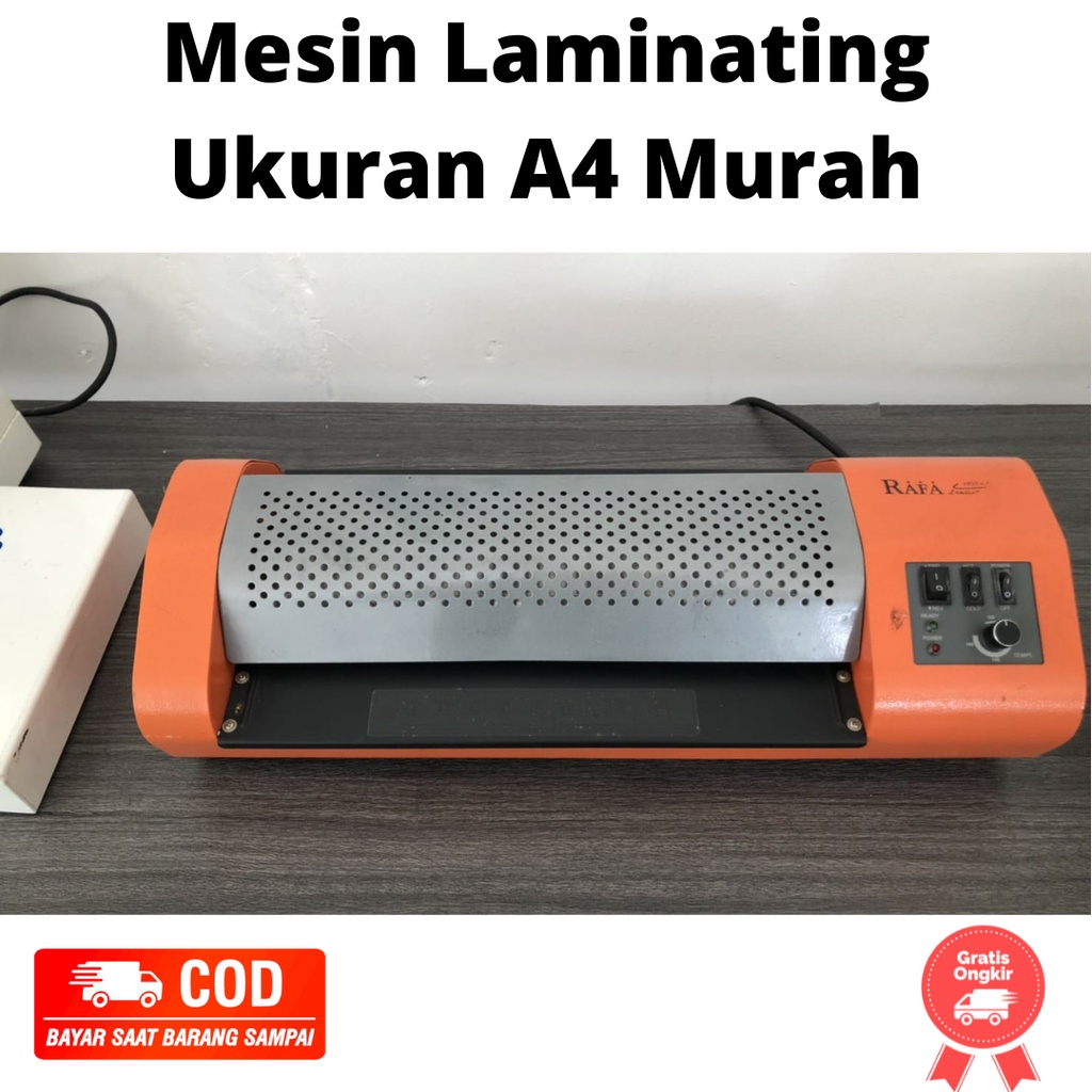 Mesin Laminating Ukuran A4 Merek RAFA