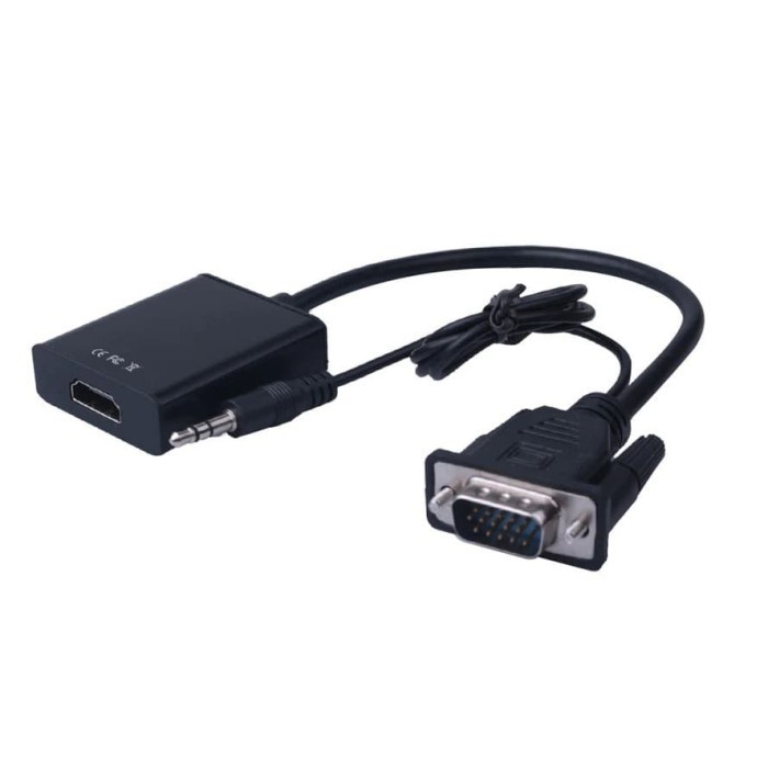 VGA TO HDMI CONVERTER VGA AUDIO INPUT TO HDMI OUTPUT 1080P CABLE H013