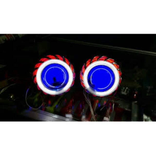 PROJI PROJIE HID LENSA STANDAR AES 8 PROJIE PROJECTOR HID LAMPU UTAMA MOBIL MOTOR - LAMPU MOTOR - A-
