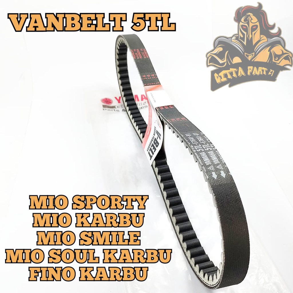 VANBELT V-BELT YAMAHA 5TL KUALITAS ASLI ORIGINAL YAMAHA PRESISI ANTI SELIP AWET DAN DIJAMIN MANTAP MIO SPORTY MIO KARBU MIO SMILE MIO SOUL KARBU FINO KARBU VBELT