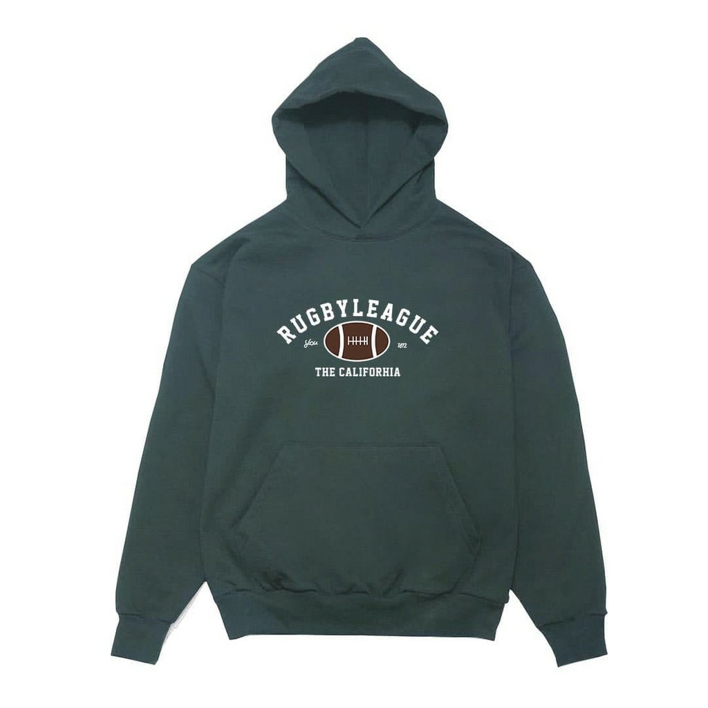 RGUBY LEAGUE HOODIE - HOODIE UNISEX TEBAL TERLARIS