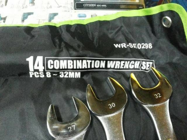 Kunci ring pas set TEKIRO 14pcs 14 pcs combination wrench TEKIRO