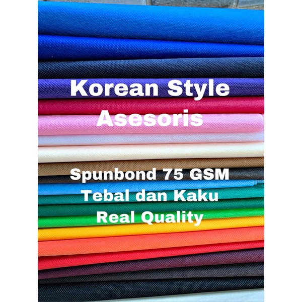 Kain Spunbond METERAN Tebal Dan Kaku 75 gsm