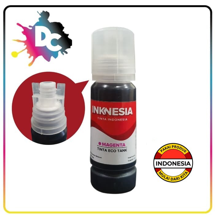 Tinta Refill Dye Eco Tank 003 90ml Inknesia  L120 L310 L300 L210 L350 L220 L360 L365 L1300 Dll