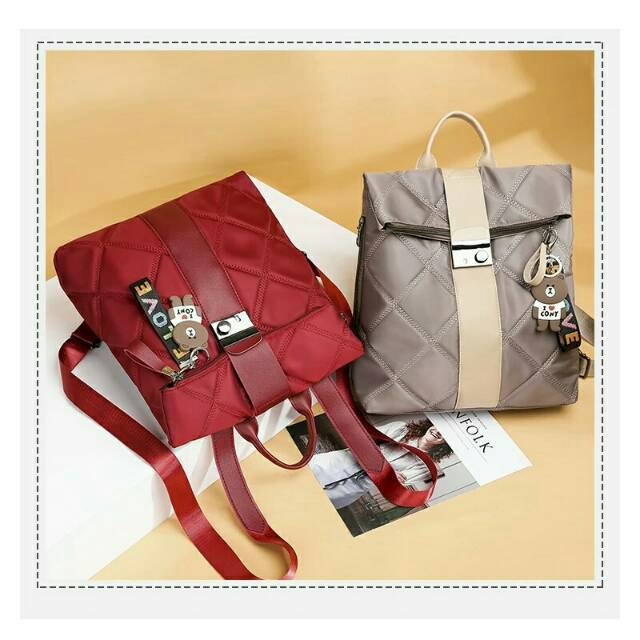 Taslaris!!Ransel populer_Tas Cantik Wanita_Fashion wanita import