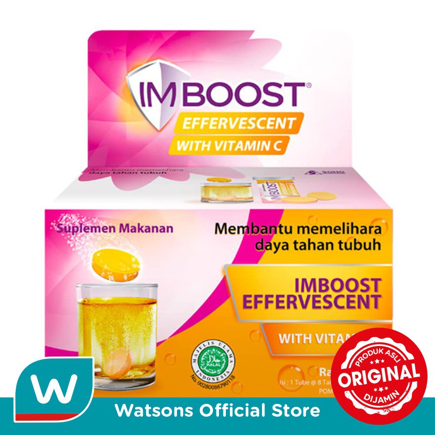 Imboost Effervescent With Vitamin C - 1 Tube 8 @Tablet