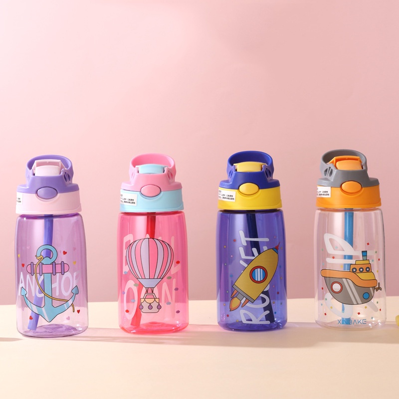 BOTOL MINUM ANAK MOTIF ANIMAL SEA 450ML / BOTOL MINUM MOTIF ANIMAL SEA BS