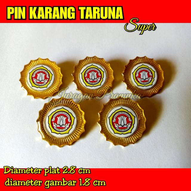 PIN KARANG TARUNA MODEL MATAHARI