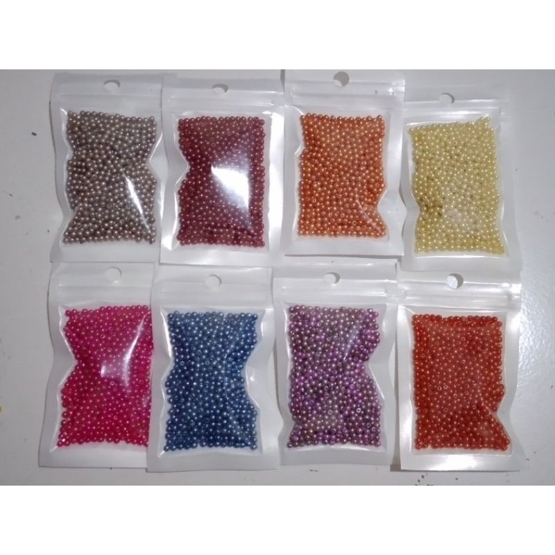 mute pasir / mute kapur / beads crystal / monte kaca / manik manik mengkilap