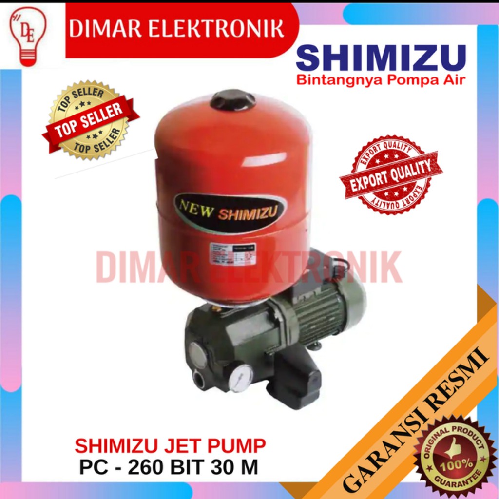 Pompa Air Shimizu Jet Pump Tabung PC-260 BIT