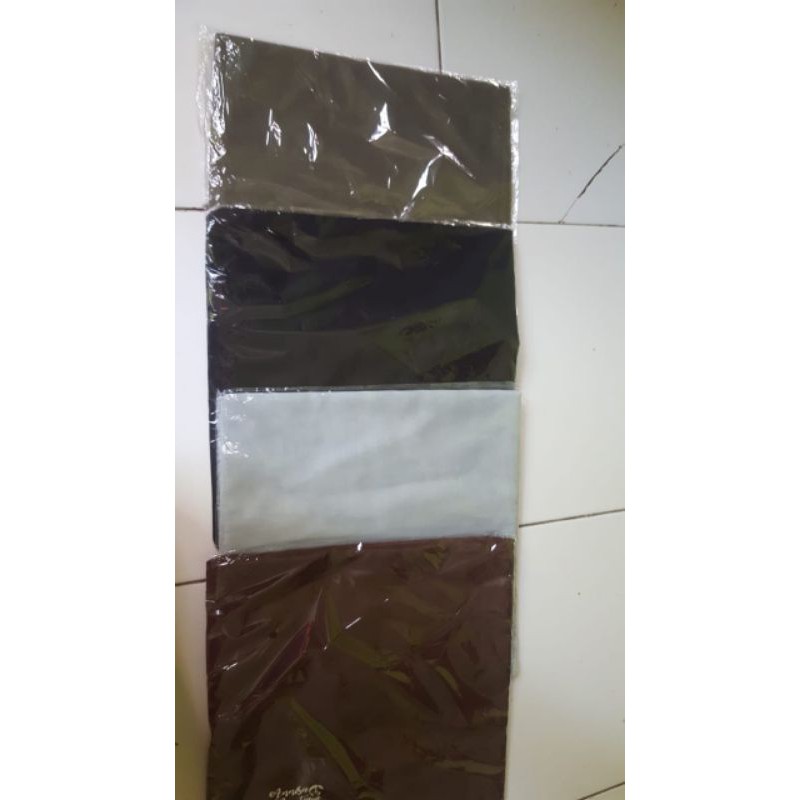 TERMURAH!!!HIJAB RAWIS SEGI-EMPAT BAHAN VOAL GRADE RAWIS 110X110 HIJAB POLOS TRENDY 1kg (muat 14pcs)