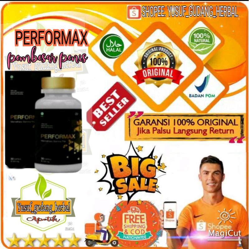 Performax Obat Pembesar Penis Asli Kelamin Vital Kuat Sex Pria Tahan Lama Permanen