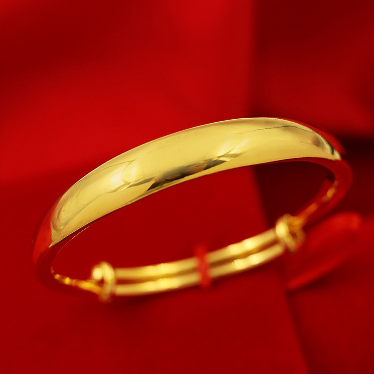 Bisa Cod Bangle Wanita Gelang Emas Asli Kadar 375  Hadiah Terbaik 727G03#