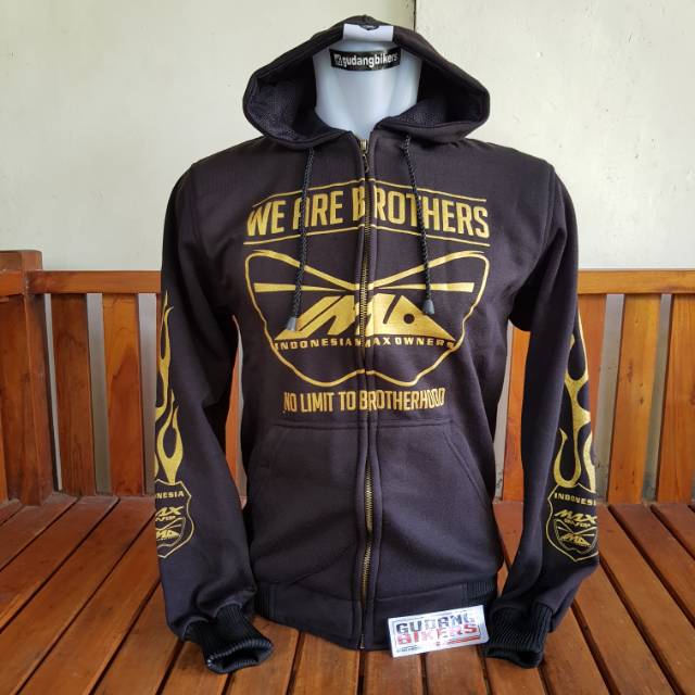 jaket sweater hoodie indonesia max owners 005 yamaha xmax nmax aerox maxi riders club imo ynci klub