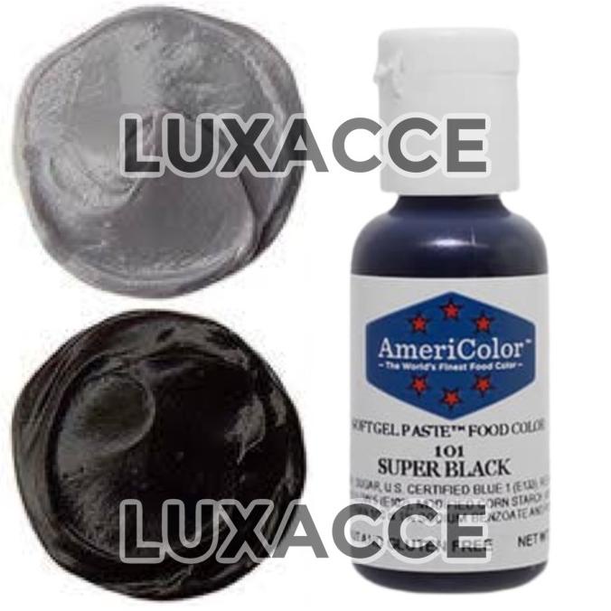 

[COD] AMERICOLOR SOFTGEL PASTE SUPER BLACK 0.75 OZ [COD]