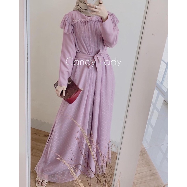 BILLA MAXY DRESS TILE PREMIUM / GAMIS PESTA / DRESS KONDANGAN