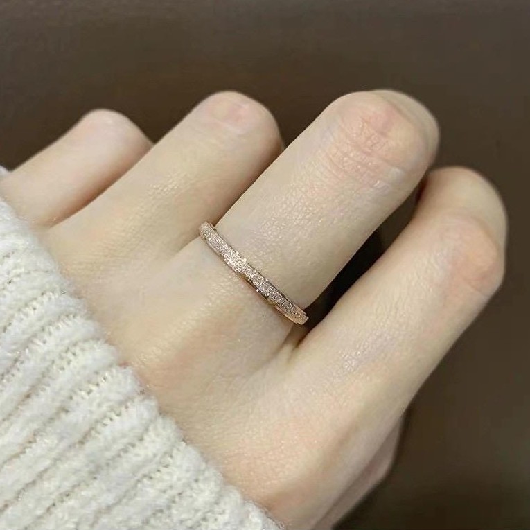 Cincin Titanium Mini Korea fashion cewek Wanita CK066 simple ring anti karat