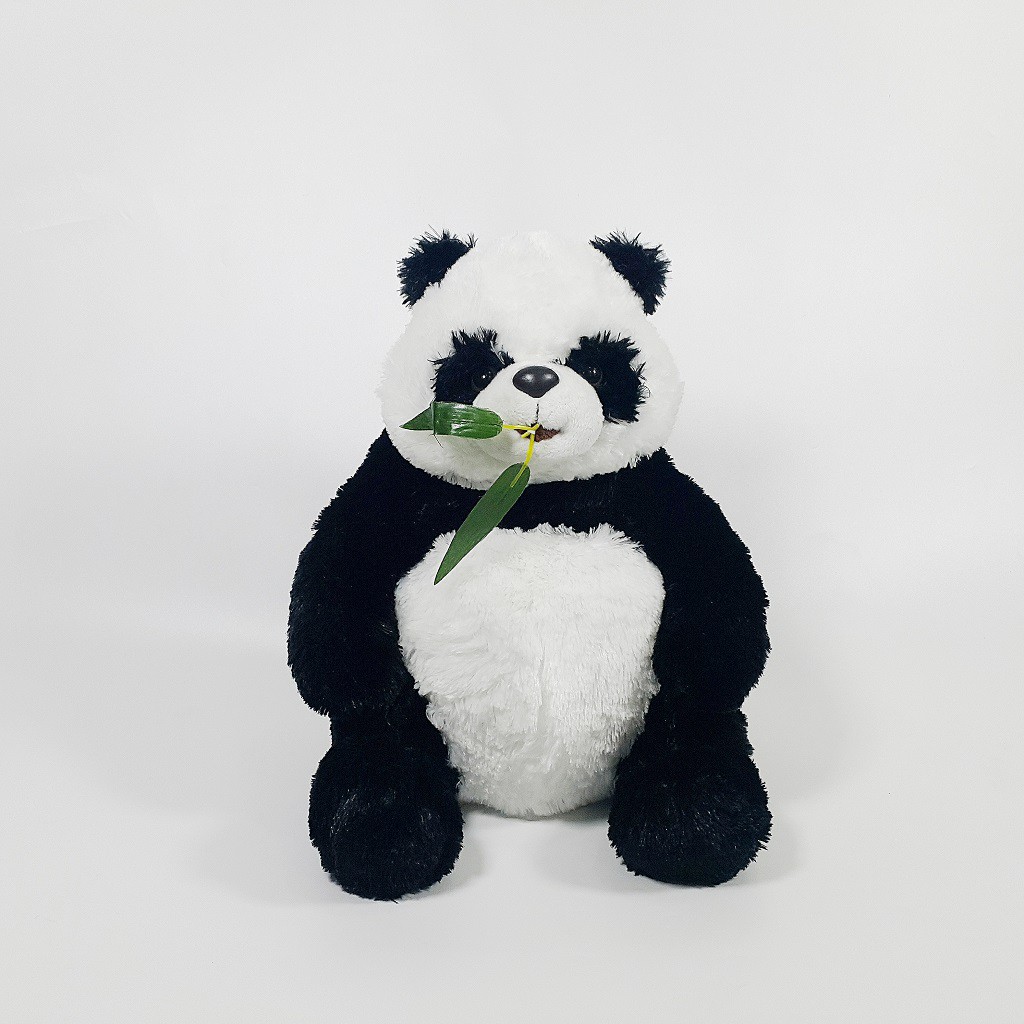 Boneka Panda ISTANA BONEKA Panda Bamboo besar lucu bear panda besar empuk fluffy kiki miu bambu plush black white we bear